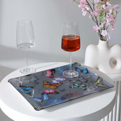 Platex Acrylic Tray Farfalla Grey Large
