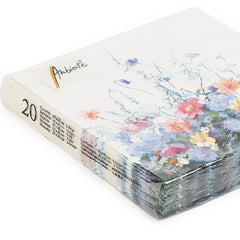 Ambiente Cocktail Napkin 25 x 25 CM Summer Breeze Cream Set of 20