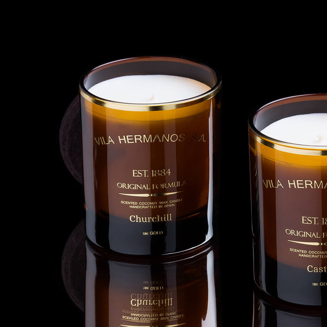 Vila Hermanos Special Edition Gold 18K Churchill Jar Candle