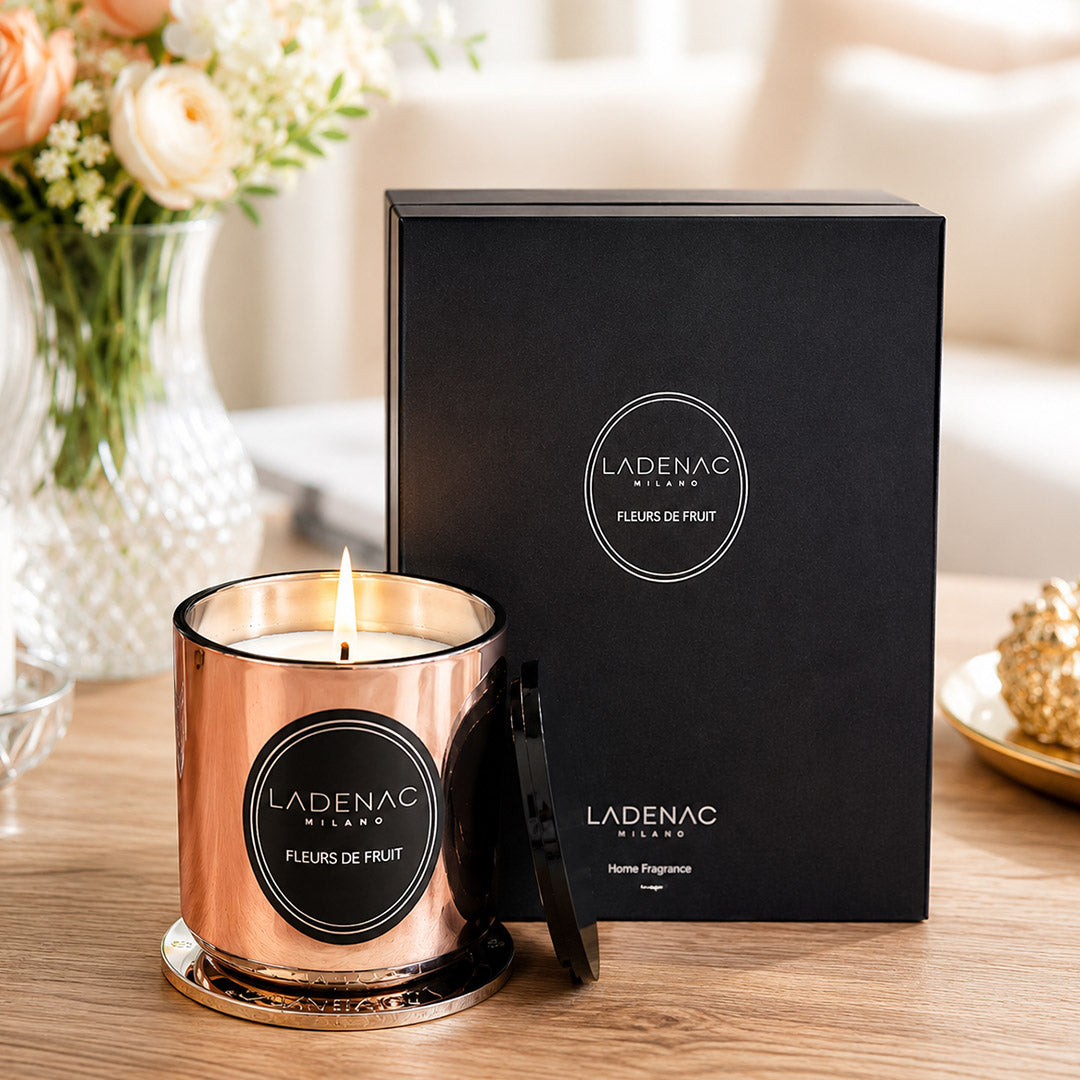 Ladenac Urban Senses Rose Gold Fleurs De Fruit Jar Candle