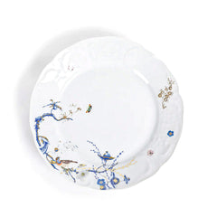 Rosenthal White Chambre Bleue Ceramic Printed Side Plate