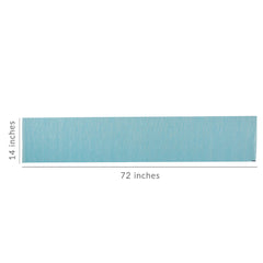 Chilewich Aqua Rectangle 182 CM Bamboo Table Runner