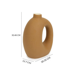 Noah Brown Stoneware Vase