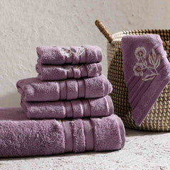 Lilac Face Towel Set of 4