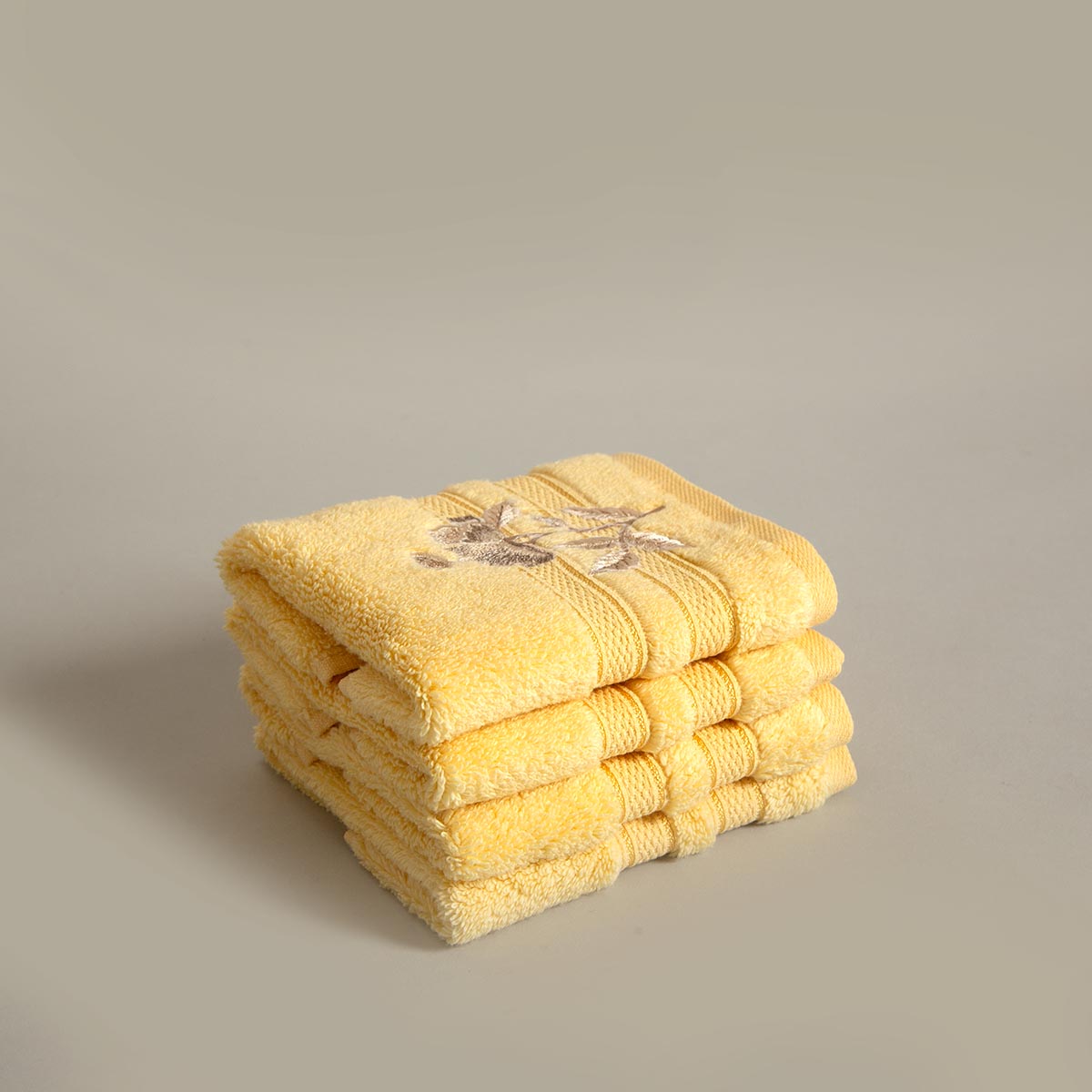 Lemon Face Towel Set of 4