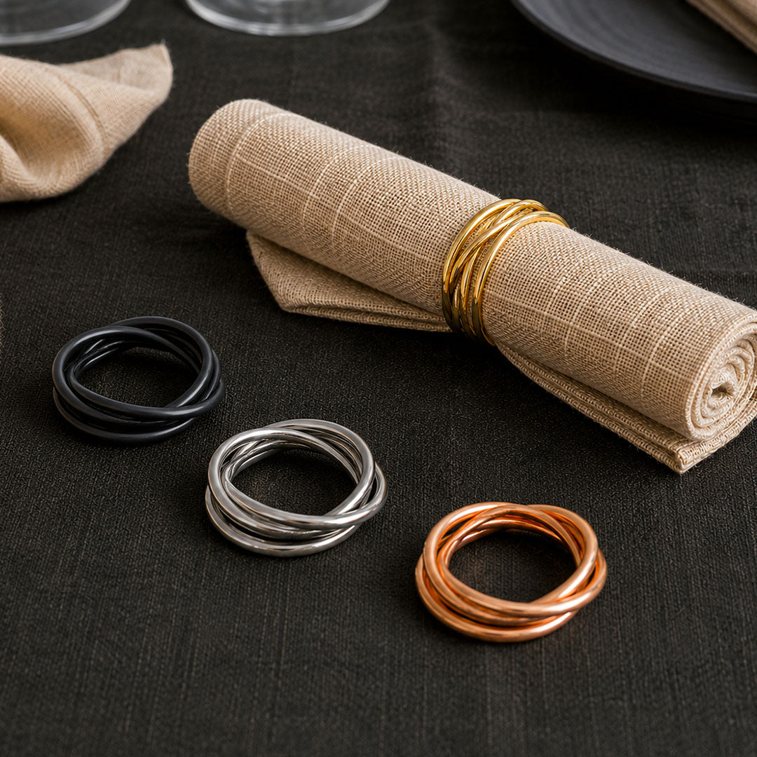 Cruet Napkin Ring Set Of 4