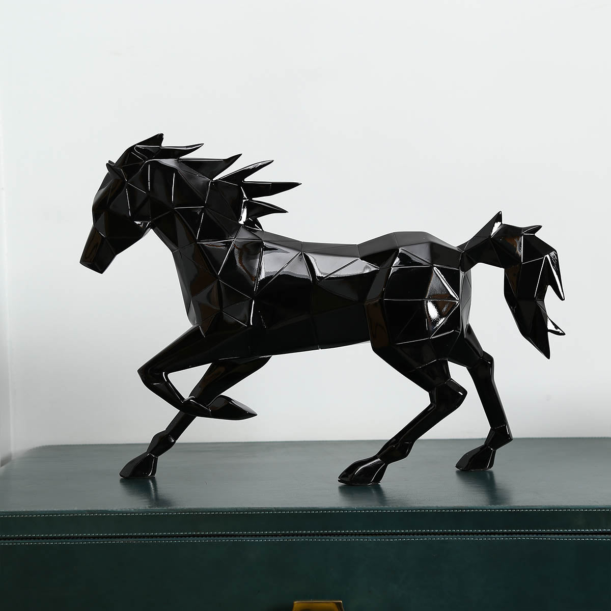 Blaze Horse Sculpture Black