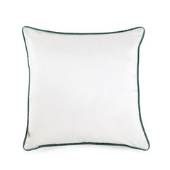 Infinity Dark Green Embroidered Cushion Cover