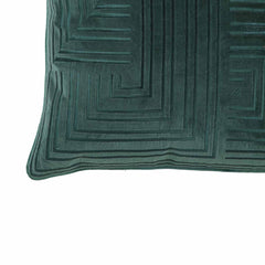 Infinity Dark Green Embroidered Cushion Cover