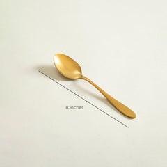 Elio Dinner Spoon Set Of 6 Gold