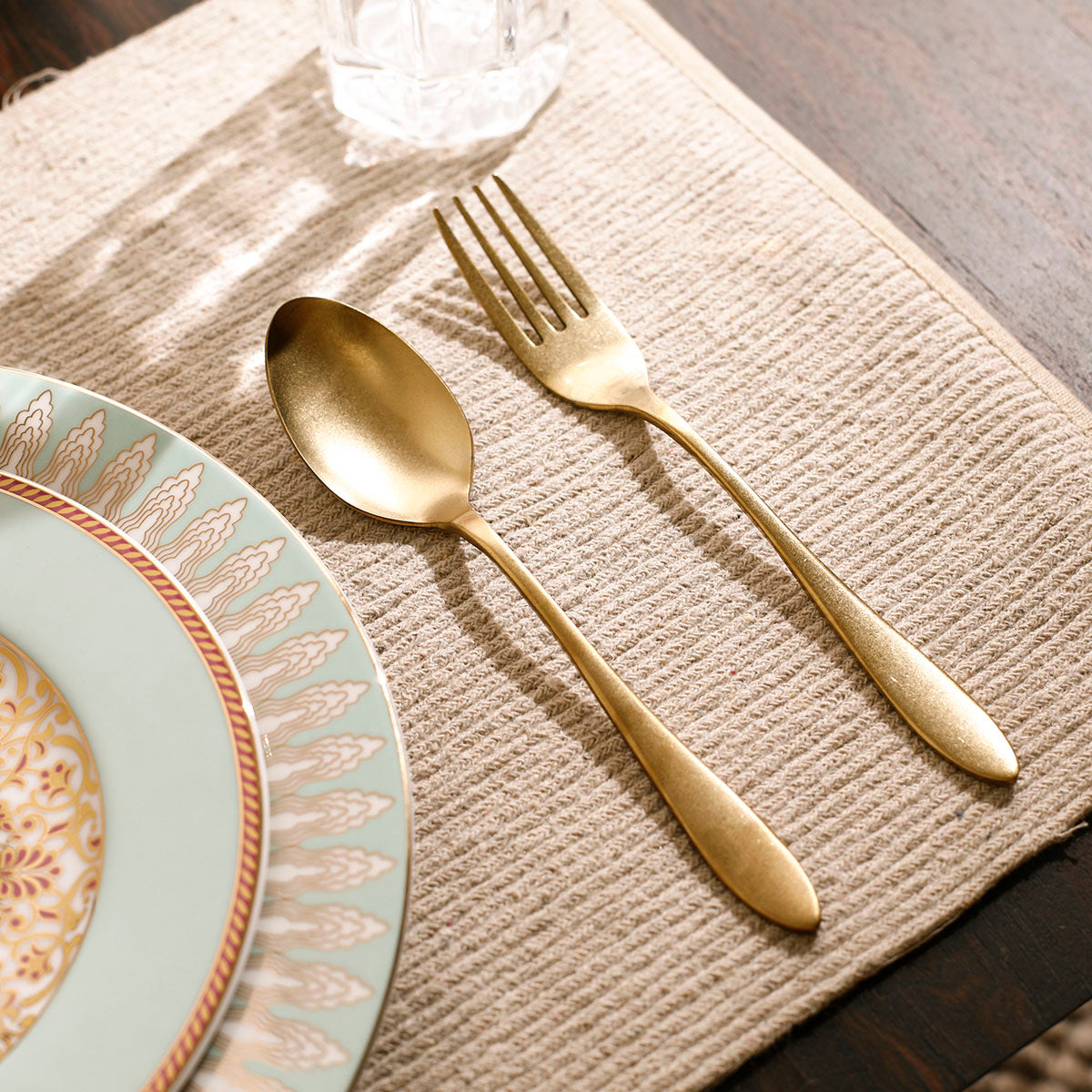Elio Dinner Fork Set Of 6 Gold
