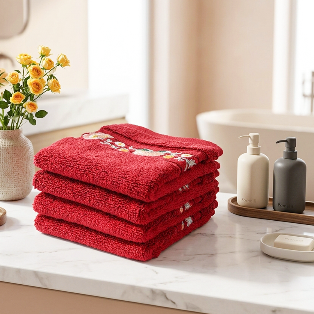 Scarlett Face Towel Set Of 4