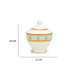 Amber Sugar Pot
