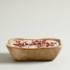 Amaris Mango Wood Candle Small