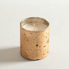 Meraki Glass Candle in Gold Antique