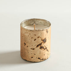 Meraki Glass Candle in Gold Antique