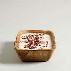 Amaris Mango Wood Candle Large