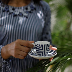Celeste Cup & Saucer Set of 6