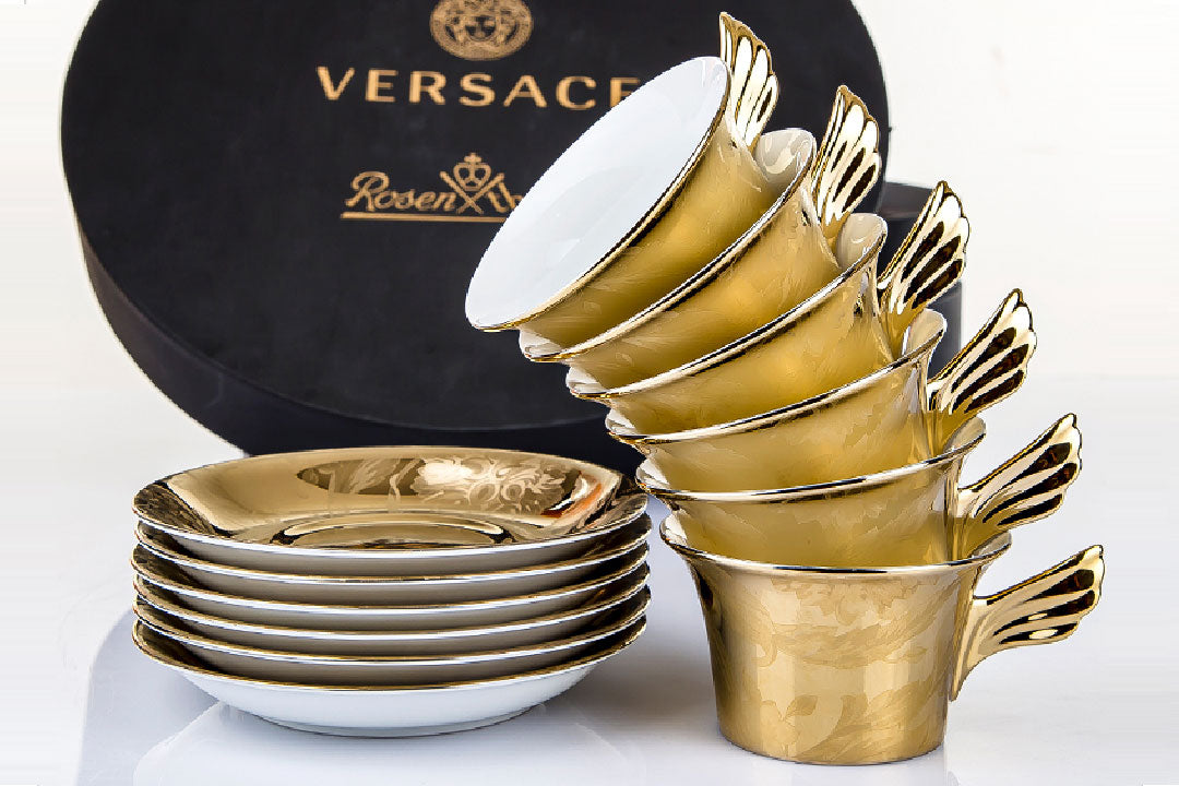 Buy Versace by Rosenthal Medusa Blue 7-Inch Bread & Butter Plate Online at  Low Prices in India 