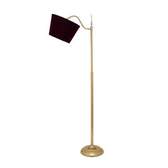 Flavius Floor Lamp with Maroon Shade - Home4u