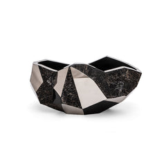 Bowl Boat Faceted Raw Blktab
