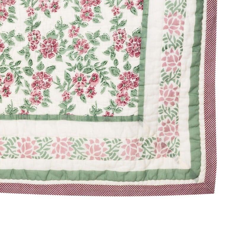 Guncha 90 In X 90 In Pink Bedspread - Home4u
