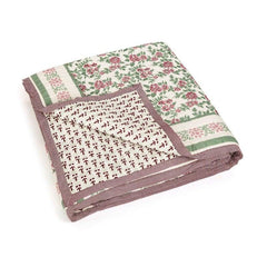 Guncha 90 In X 90 In Pink Bedspread - Home4u