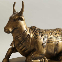 Nandi Antique  Gold Sculpture