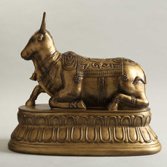 Nandi Antique  Gold Sculpture