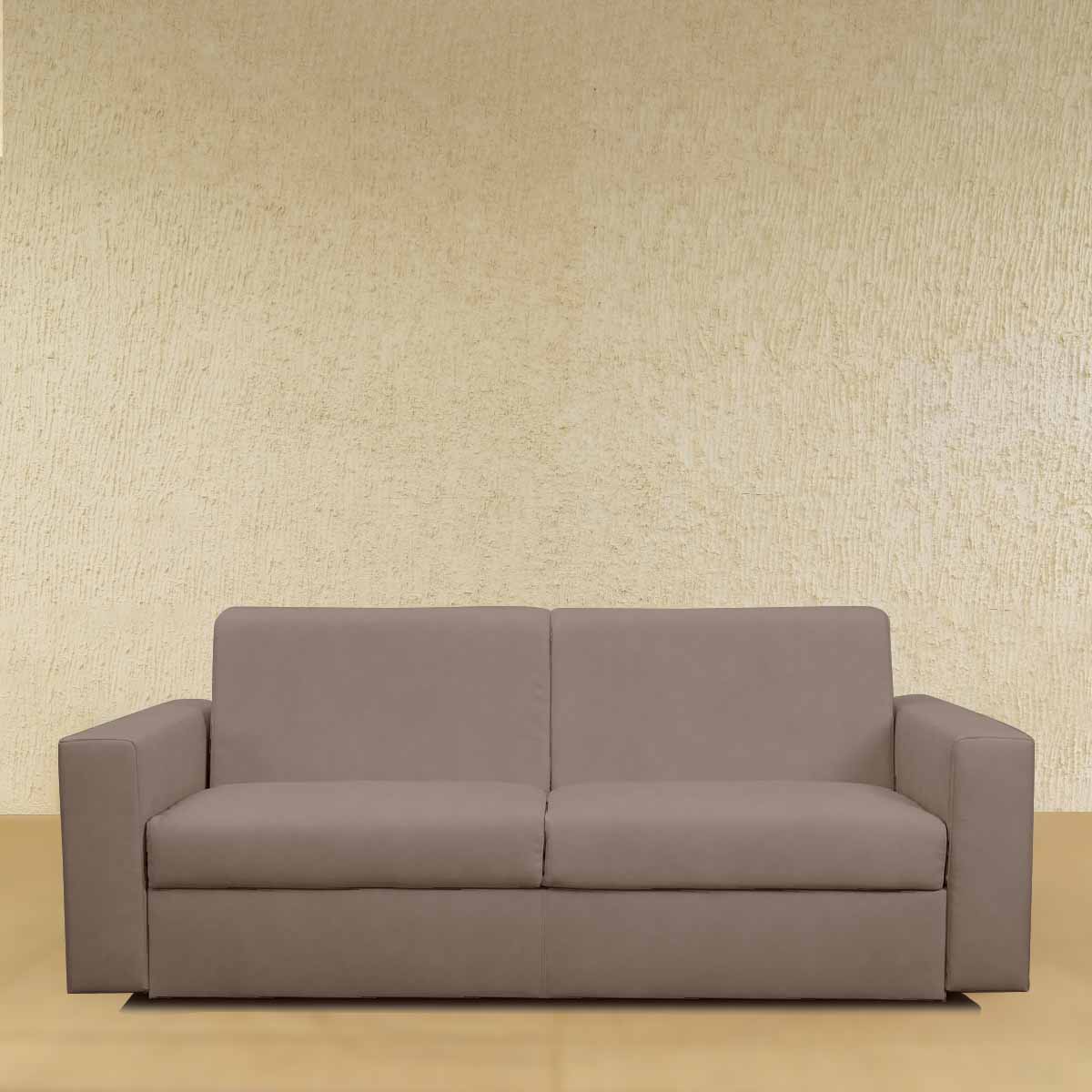 Morris Basic Sofa Cum Bed - Light Brown