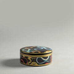 Retro Snakes Porcelain Storage Box