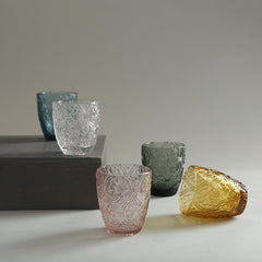 Almassy Pink Glass Set of 6