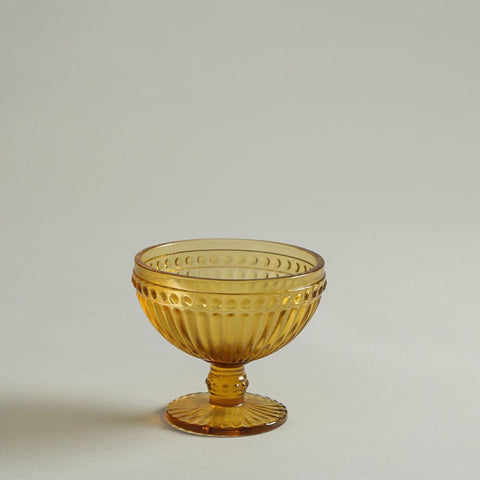 Tielle Amber Ice Cream Bowl Set of 6