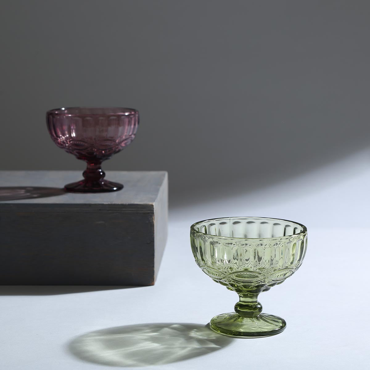 Rouchere Green Ice Cream Bowl Set of 6
