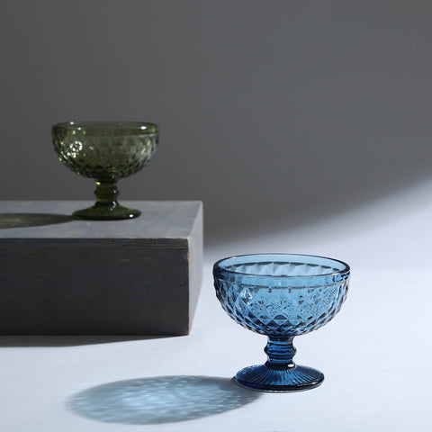 Siara Blue Ice Cream Bowl Set of 6