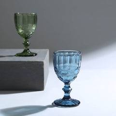 Rouchere Blue Glass Set of 6