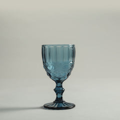 Rouchere Blue Glass Set of 6