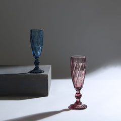 Riverre Purple Stem Glass Set of 6