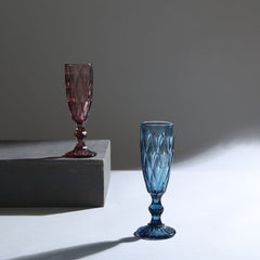Riverre Blue Stem Glass Set of 6