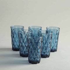 Riverre Blue Longdrink Glass Set of 6