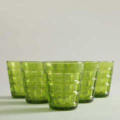 Etre Green Glass Set of 6