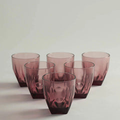 Blanca Purple Glass Set of 6