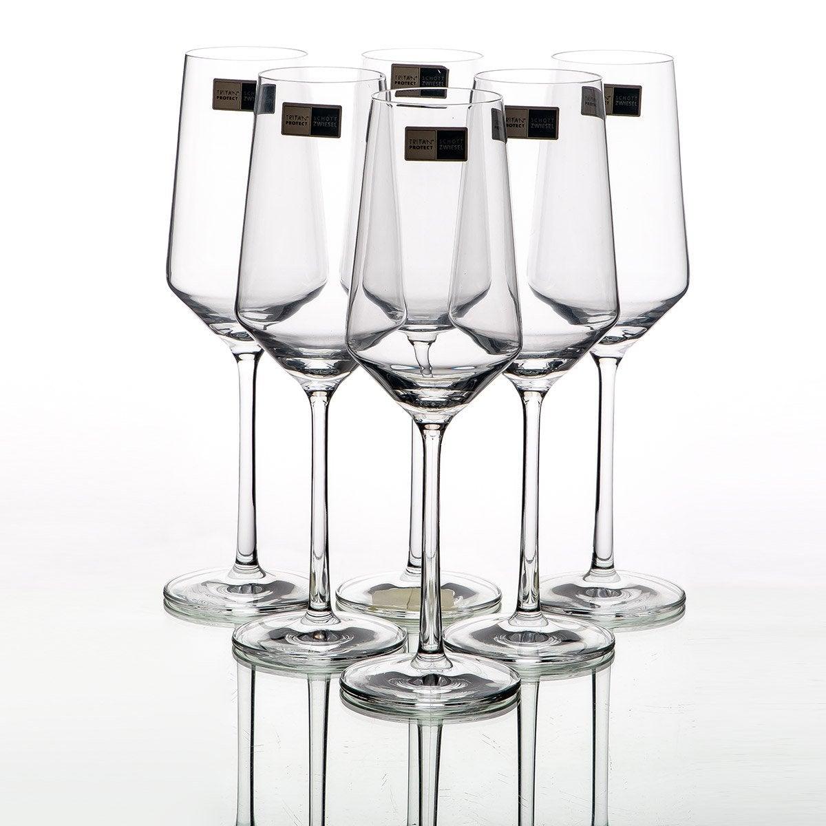 Zwiesel Kristallglas Sz,Champagne With Efv. Point Transparent Glass Set Of 6 - Home4u