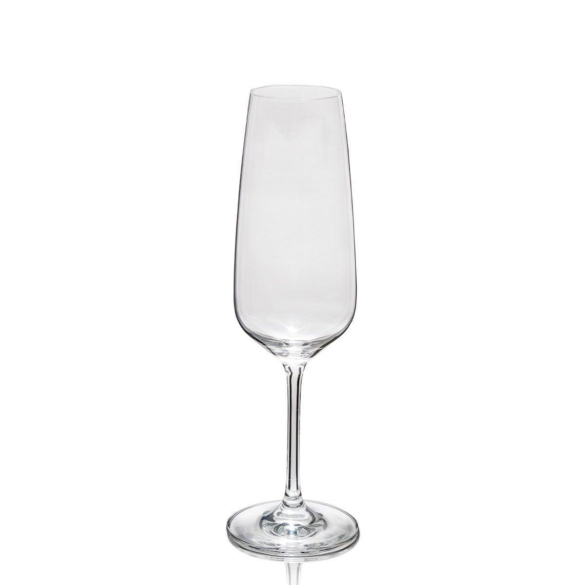 Zwiesel Kristallglas Sz, Champagne Taste 7 Mit Mp Transparent Glass Set Of 6 - Home4u