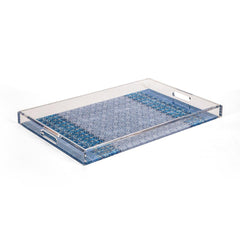 Nicolette Mayer Iznik Classic 22.5"X14.5" Acrylic Tray - Home4u