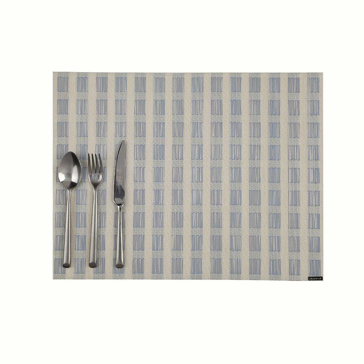 Chilewich Stitch Placemat Lake - Home4u
