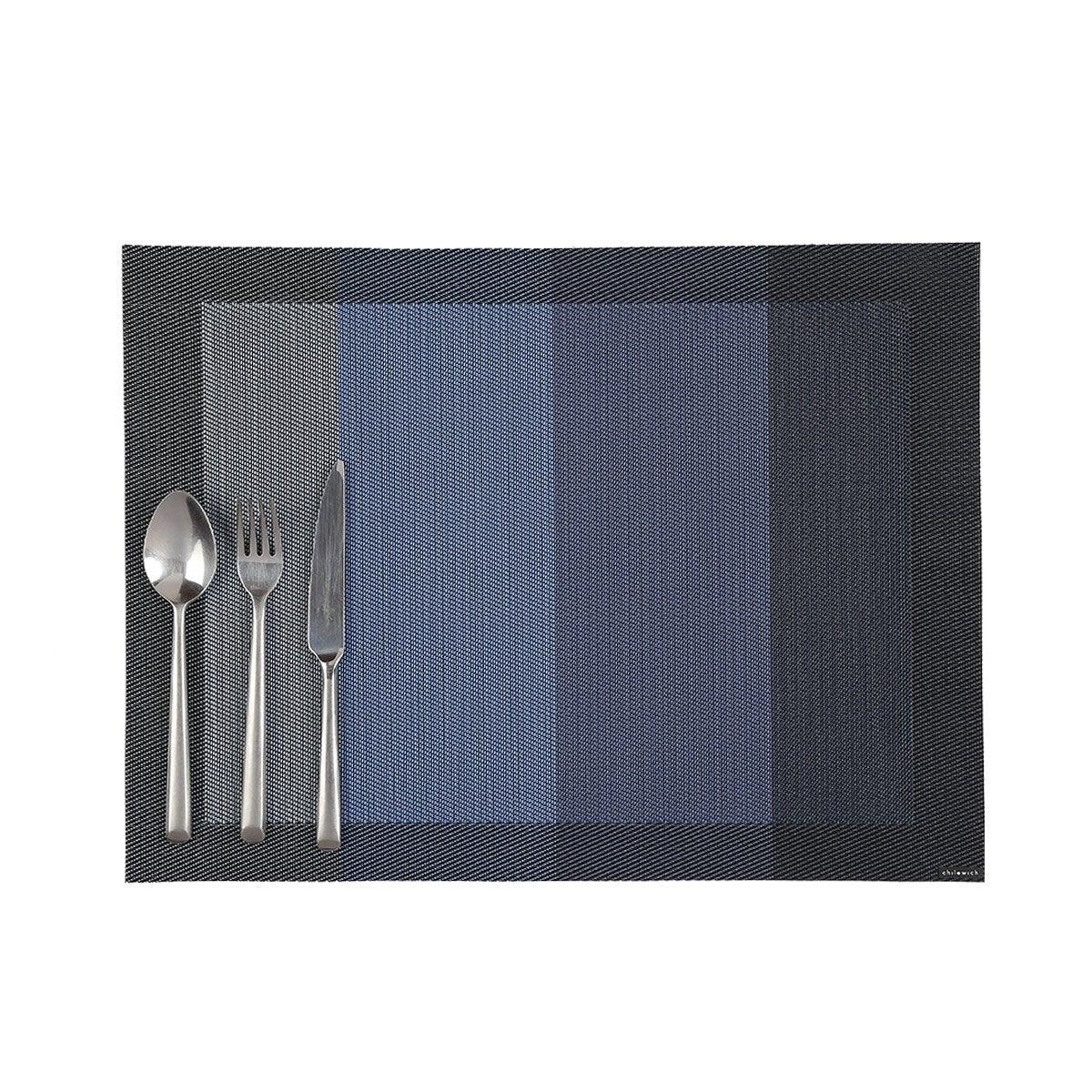 Chilewich Color Tempo Indigo Rec. Mat - Home4u