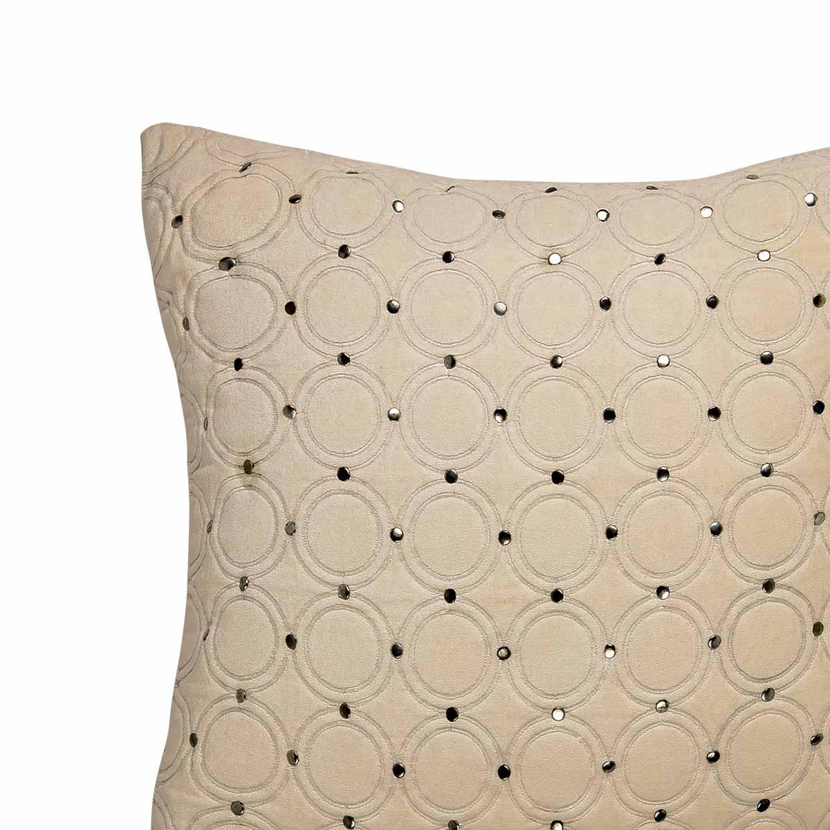 Meridian 18 In X 18 In Sand Cushion Cover - Home4u