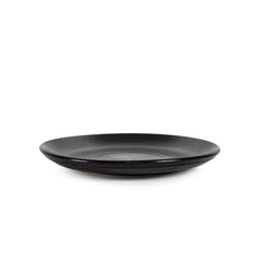 Kuro 7 Inch Quarter Ceramic Plate Black White