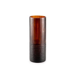 Chombo Maroon Glass Vase